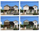 住宅塗装のカラーシュミレーションを作成します プロのデザイナーが自然な配色シュミレーションを作成します☆ イメージ1