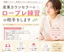 産業カウンセラー☆実技試験のクライエント役します 一緒に何度も何度も練習して、本番に備えましょう！ イメージ1