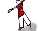 筆を使ったようなイラスト描きます 黒の筆ペンで描いた風合いのイラストいかがですか？ イメージ2