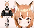 ふわっふわに動くVTuberモデルを提供します キャラデザ～モデリングまで！徹底サポートします‼️ イメージ5