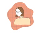 印象UP!大人かわいい♡おしゃれなアイコン描きます 評価5.0！SNSアイコン、似顔絵、記念日、名刺におすすめ♡ イメージ1