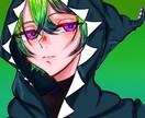 限定価格で綺麗なSNSアイコン描きます クールな中性的なキャラクターを描きます イメージ1