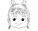 可愛いシンプルアイコン描きます SNSに是非！モノクロ線画アイコンです！ イメージ1