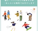 フラットでゆるっとした手描きイラスト描きます シンプルで分かりやすく、かわいいフラットイラスト。 イメージ3