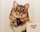 ペットのリアルな似顔絵を描きます ポストカードサイズ。世界に一つ、心に残るペット似顔絵。 イメージ4