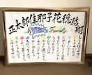 名前を詩にした作品お書きします 気持ちのこもった筆文字作品を、大切な人へ☺︎ イメージ2