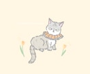 ゆる〜くねこちゃん描きます ゆるくて可愛い♡愛猫を2パターン描きます。 イメージ6