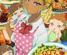和食、中華、洋食、スイーツなんでもお料理を描きます 見ているだけでお腹が空いてくるようなお料理を描きます! イメージ4
