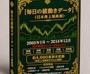 毎日の株価データ 2014年~2005年販売します 市場を深く分析するための株価データを販売中！ イメージ1