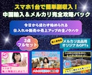 メルカリ完全セット！仕入れ～販売の全てを教えます スマホ1台で副収入！仕入れ・販売・売上アップまでの全ノウハウ イメージ1