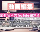 YouTube編集 広告 結婚式ムービー編集します 有名人のYouTube編集者による編集をコスパ良く提供します イメージ1