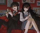かわいさを100％伝える女の子のイラスト描きます キャラクターの魅力を伝えるお手伝いを精一杯いたします！ イメージ4