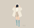 SNSアイコン｜ゆるかわ・おしゃれイラスト描きます 写真をもとに、あなただけの特別なアイコンを作成します イメージ7