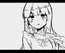 病みテイストの女の子描きます 病みかわいい女の子・SNS用アイコンなどに！ イメージ1