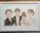 ぬくもりを描く肖像画［受注制作］描きます 家族の大切な記念に。パンパステルと色鉛筆でお描きします。 イメージ3