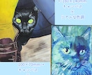 キャンバスとアクリルでペットのイラスト制作します お手軽サイズのキャンバスでお部屋を少しオシャレにしませんか？ イメージ1