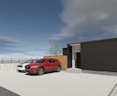お打合せに適した3D外観パースを建築士が制作します ★住宅規模~大規模建築まで全対応★インボイス対応★ イメージ3