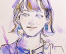 雰囲気あるアート似顔絵を描きます ご家族・ご結婚記念日・SNS・プレゼントにも イメージ7