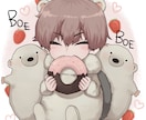 SNS用のアイコン作成します あなただけのかわいいイラストを提供！ イメージ4