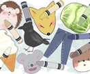 商用OK！ほっこりタッチのイラストカット描きます 保育園や幼稚園、介護の場面でもご使用頂けます♪ イメージ2