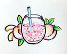 飲食店等のメニューイラスト描きます 料理、スイーツ、果物を可愛く綺麗に描きます！ イメージ1
