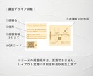 初めてのショップカード作り・サポートいたします 4つのテンプレから選択。シンプル・時短で簡単作成！ イメージ5