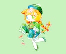 優しく印象に残る『ミニキャラ』をお描きします 【やわらかな水彩風】かわいいオリジナルイラスト イメージ2