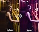 普通の写真からネオン画像に★画像のカラー調整します ネオンカラー、ネオンライト、サイバーパンク系のカラー加工 イメージ5
