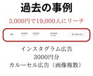 インスタ広告の運用を代行ます ターゲットに合わせて少額で効率的な広告を運用 イメージ2