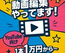 YouTubeなどの動画編集承ります YouTubeチャンネルの編集マンが制作いたします！ イメージ1