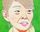 写真を見て水彩絵の具で似顔絵を描きます プレゼント選びにお困りの方にオススメ！ イメージ2