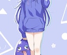 パキッと映える可愛いキャラ描きます “目を引く・印象に残る”イラストをお届けします！ イメージ3