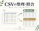 CSVの重複・表記ゆれを整理します 元データを残し、修正内容と確認待ちを見える形で納品 イメージ1