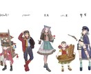 ご希望のイラストお描きします アイコン、立ち絵、一枚絵などなんでもご相談ください！ イメージ3