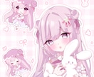1/31までの期間限定┆詰め込みイラスト制作します ✧SNS投稿用やグッズ、サムネイルにおすすめ✧ イメージ3