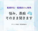 看護学生・看護師の、悩みや愚痴をお聞きします 学習、実習、仕事、人間関係など、何でもお聞かせください！ イメージ1