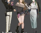 TRPGや配信者様向けの立ち絵を描きます 上品さやダークな雰囲気でキャラクターを描き分けます。 イメージ3