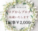 ブログからブログへ転載いたします 記事元は文章であれば転載可能です！ イメージ1