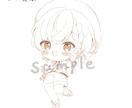 ふんわりした質感のSDイラストをお描きします お気軽に相談ください！実写・オリジナル・Vtuber様対応◎ イメージ4