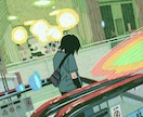 風景に人物が佇む生活感のある絵を描きます 思い出の記録やあなた自身の表現をお手伝いいたします！ イメージ1