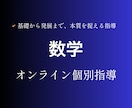 数学を対話しながら丁寧に教えます 数学が得意になるための「３つの力」を育てます イメージ1