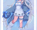 かわいいイラストをお届けします キャラクターのデザインや衣装デザインも可能！ イメージ7