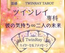 ツインレイ専科【恋愛総合】霊感TAROT占います ★ツインレイ★ツインソウル★相手の気持ち★恋愛★二人の未来★ イメージ1