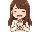プレゼントに似顔絵LINEスタンプ作ります 写真1枚から最短3日。よく使う16文言の似顔絵スタンプに イメージ2