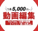 高品質仕上げ｜動画編集承ります フルテロップ追加料金なし！丁寧・迅速に対応いたします イメージ1