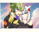 キャラクターイラストを制作致します 一次創作、二次創作どちらでも描きます。 イメージ1