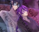 リッチな塗りのキャラクターイラストをお描きします 吐息まで描く、視線を釘付けにする重厚な描写 イメージ1