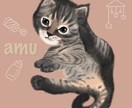 ペットや人物の似顔絵イラストを描きます 色デザインなど希望に沿ったイラスト作成します。 イメージ1