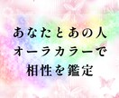 オーラカラーで今のあの人との相性を鑑定いたします カラーでお相手様との状況、取り入れたいアドバイスを鑑定します イメージ1
