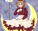 幻想的でかわいい女の子のイラストを描きます カラーリングや衣装などのデザインも提案させていただきます。 イメージ1